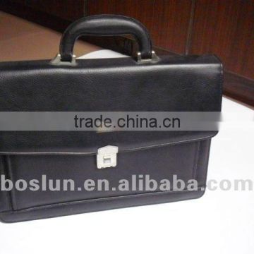 Top quality leather man bag briefcase