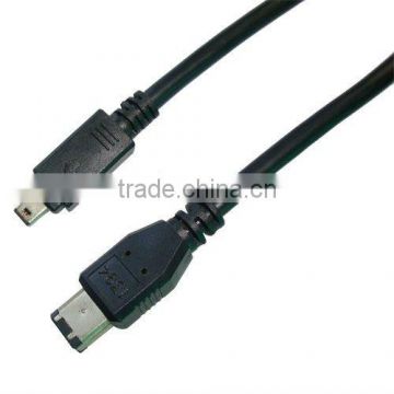 6ft Firewire IEEE 1394 Cable 6 pin to 4 Pin DV iLink Cable