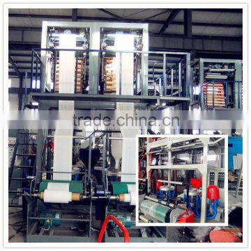 SJ55-FM700 Double Head Film Blowing Machine Automatic HDPE Film Blowing Machine