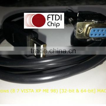 FTDI USB PC to PC Terminal Emulation / console cable Hyperterminal NFH-DB-9F