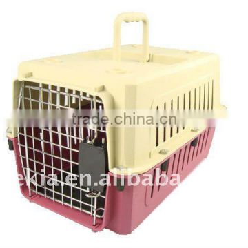 2014 hot !!! Plastic dog carrier box fashion and light