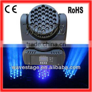 Good price 36PCS 3W RGBW leds beam moving head led wall wash light (WLEDM-09-1)