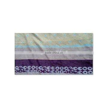 4stripe print pattern hot sell flannel blanket factory only $3-$4