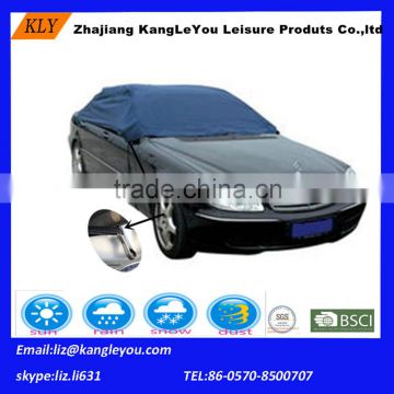 UV protection 170 T polyester half car cover