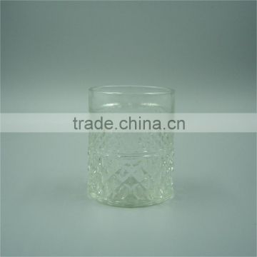 228ml Clear Glass Quilted Crystal Cups/ Tea Cups/ Beer Cups in the Pub