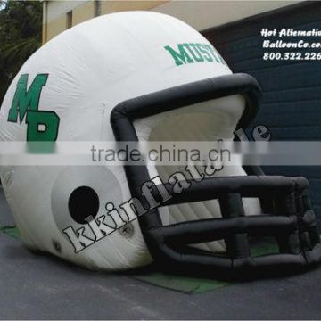 custom inflatable football helmet tunnel for sale KKM-L078