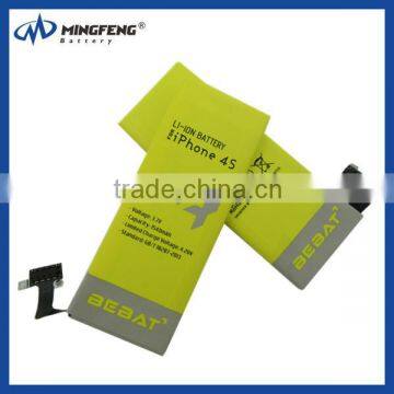 2016 hot selling China wholesale replacement Battery For iphone4s cell phone batteries