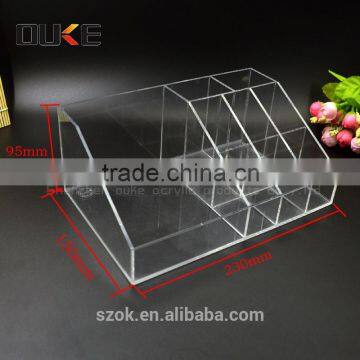 hot selling clear custom acrylic makeup box for storage