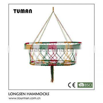 Outdoor and Indoor Multi-Color Rope Baby Swing Bed