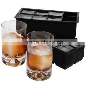 Eco-friendly rubber Ice Cream Molds Moulds Silicone Ice Cube Tray