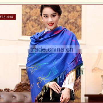 GZY 2015 High quality fashion design shawl for evening dress