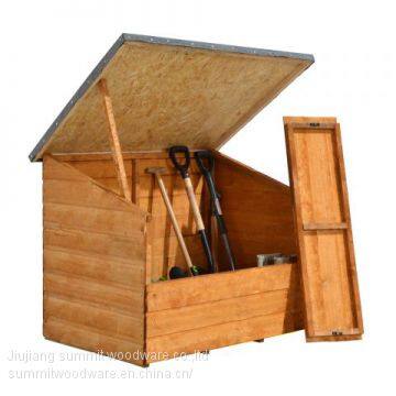 4' x 3' Store-Plus Shiplap Wooden Garden Storage Box (1.26x0.86m)