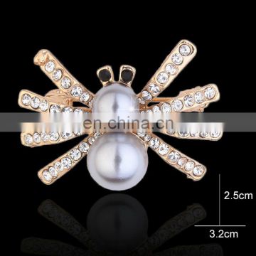 china wholesale Fashion korean crystal bulk rhinestone wedding wedding spider brooches MB-0037