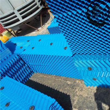Blue,white Oblique Wave Film Fill Cooling Tower Cooling Tower Fill