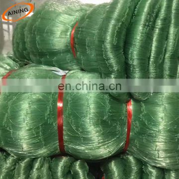 White Nylon Monofilament Finished Fishing Nets with Floats