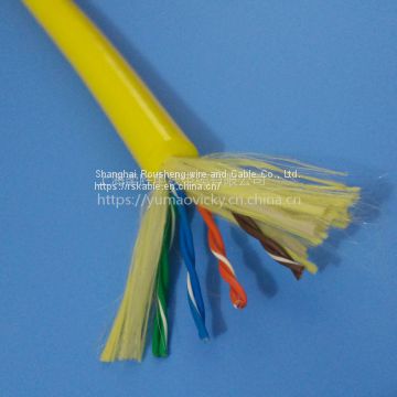 Anti-dragging / Acid-base Cable 1000v Rov Wire With Sheath Orange
