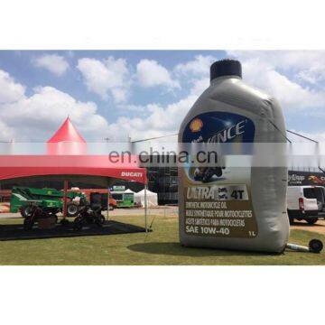 Big Inflatable Bespoke Branding Motor Oil Bottle for Outdoor Exhibition