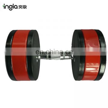 Gym Fitness Equipment Rubber Fixed Dumbbell For Commercial Use