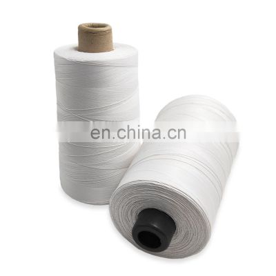 Hot selling string elastic glazed yarn for kite white cotton thread