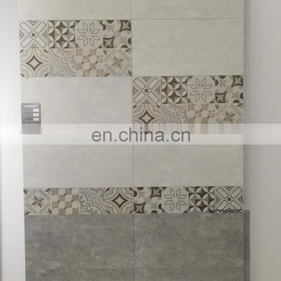 150x60mm glazed flower pattern bathroom kitchen border  latest floor tiles design ceramic wall tile WPY681058D