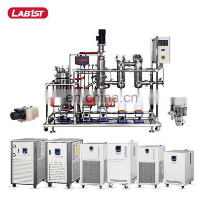 Stainless Steel Vacuum Evaporator Herb Oil Distiller Molecular Distillation System Unit