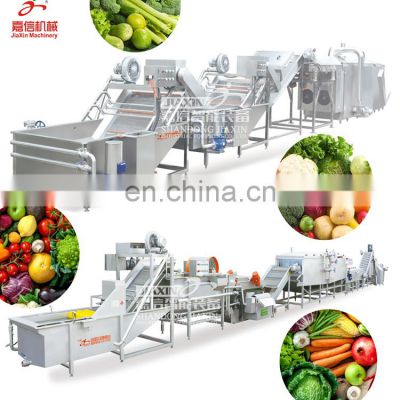 Hot sale salad vegetable washing cutting processing line