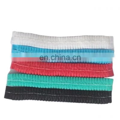 Nonwoven Clip Single/Double Elastic Mob Bouffant Disposable Hair Net Cap With Good Price