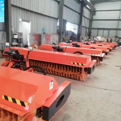 China skid steer angle sweeper Case skid loader broom attachment