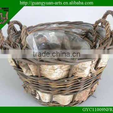 handmade home decor natural rattan oval baskets