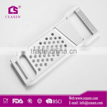 UG060 2014 new item hot sale good quality kitchen stainless steel with plastic handle manual food vegetable grater