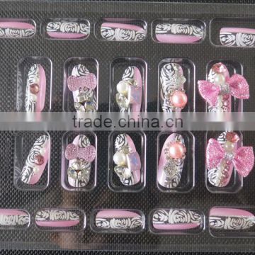 Nail tips fake nail art tips artificial fingernails with different style