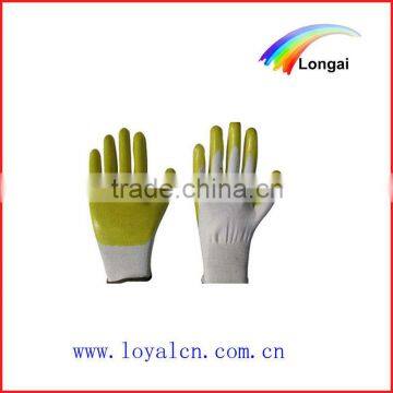 Nylon PVC coated working gloves