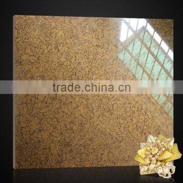 Foshan grade AAA golden pulati polished porcelain floor tiles