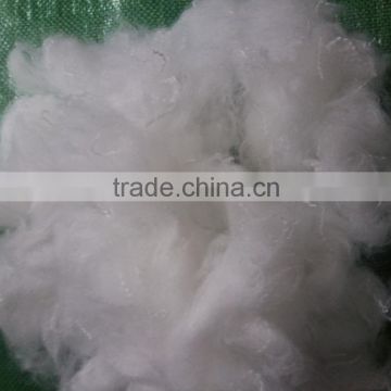 1.0DX32MM white hollow siliconized polyester staple fiber
