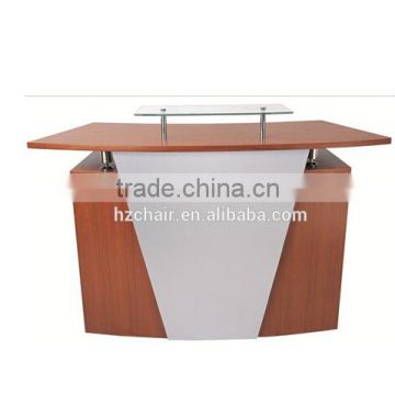 commercial furniture; reception desk in office