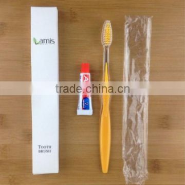 Free Sample Hotel Amenities Promotion Disposable Toothbrush And Paste                        
                                                Quality Choice