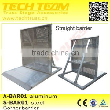 A-BAR01 Aluminium barriers,straight event crowd barriers