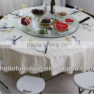 plastic round folding tables for restaurant or party
