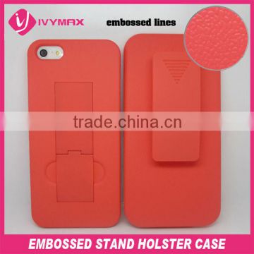 new cover embossed cell phone case for apple iphone 5" case
