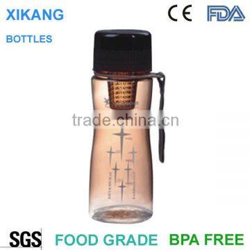 plastic bpa free water bottle with screw off top