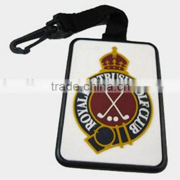 Fashion style promotional silicone garment tag
