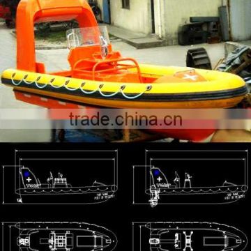 Inflated Fender Fast Rescue Boat