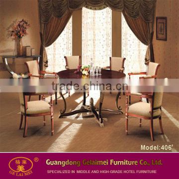 Hot sale restaurant dining tables and chairs for wedding
