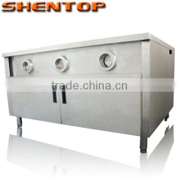 Shentop Commercial restaurant equipment working bench STPP-WS05 fast food restaurants working table center island work bench
