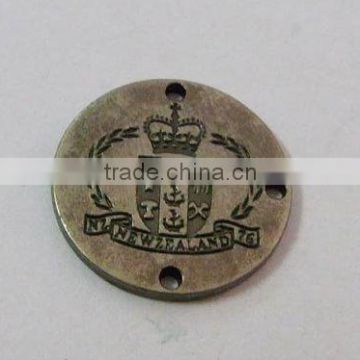 Four holes coin metal sewing buttons for garments