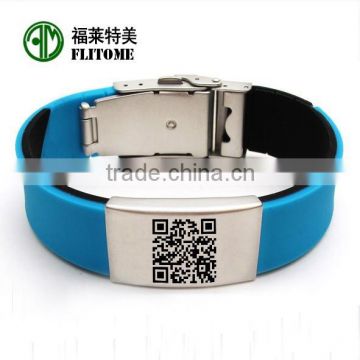 QR code identity wristband