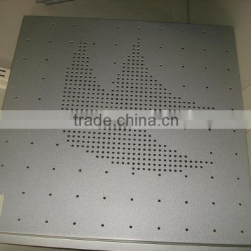 Fish style perforated aluminum ceiling