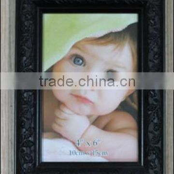 PS black photo frame with emboss profile
