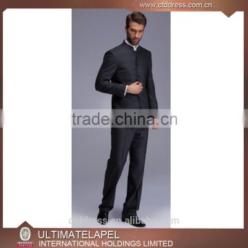 Wholesale custom made chinese collar office uniform suit stand collar suits                        
                                                                                Supplier's Choice
