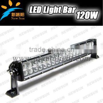 Flood/Combo Beam Led Light Bar,Brightness 120W Curved Led Light Bar,Double Row Light Bar For Truck ATV SUV 4WD Offroad